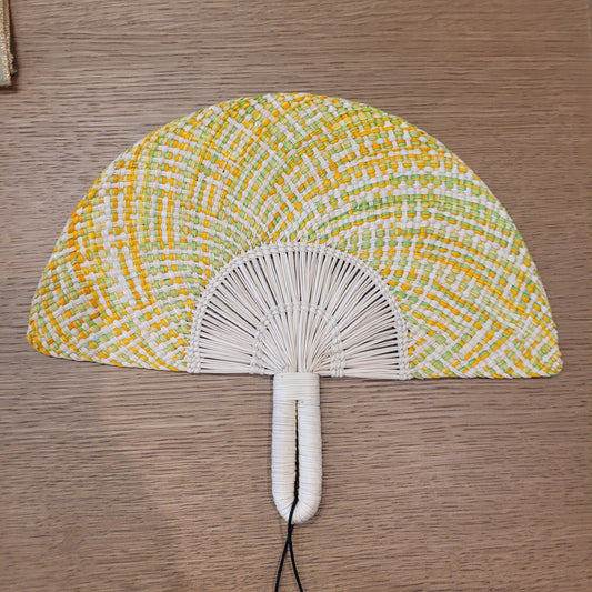 ABANICO COLOMBIA NATURAL AMARILLO