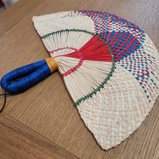 ABANICO COLOMBIA MULTICOLOR