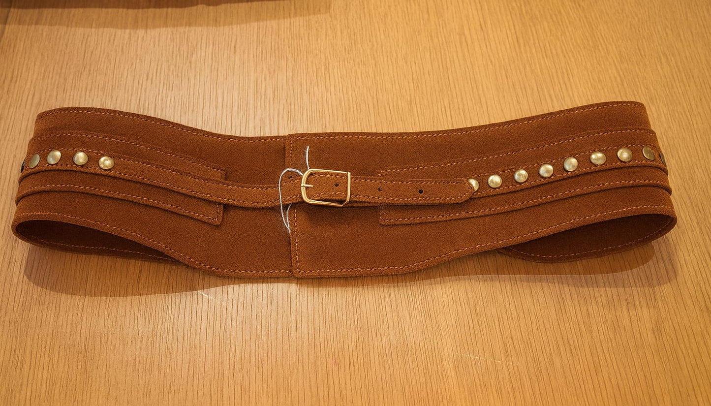 CINTURON FAJIN ANTE MARRON