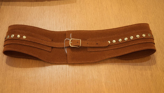 CINTURON FAJIN ANTE MARRON