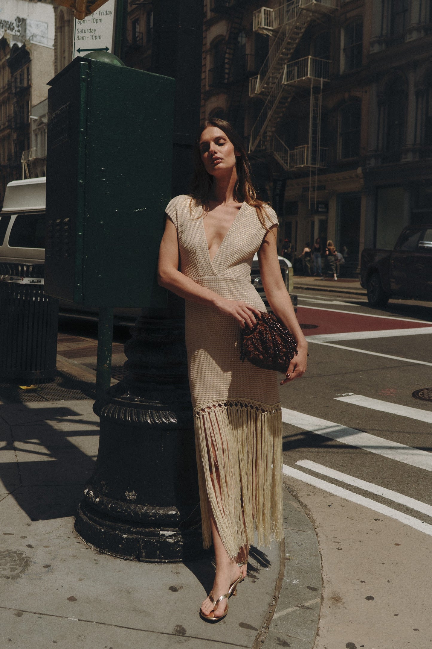 IRIS DRESS BEIGE